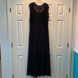 Beautiful long black semi-formal gown
